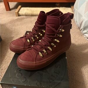Converse CTAS II Boot Hi Deep Bordeaux, men’s size 4, women’s size 6